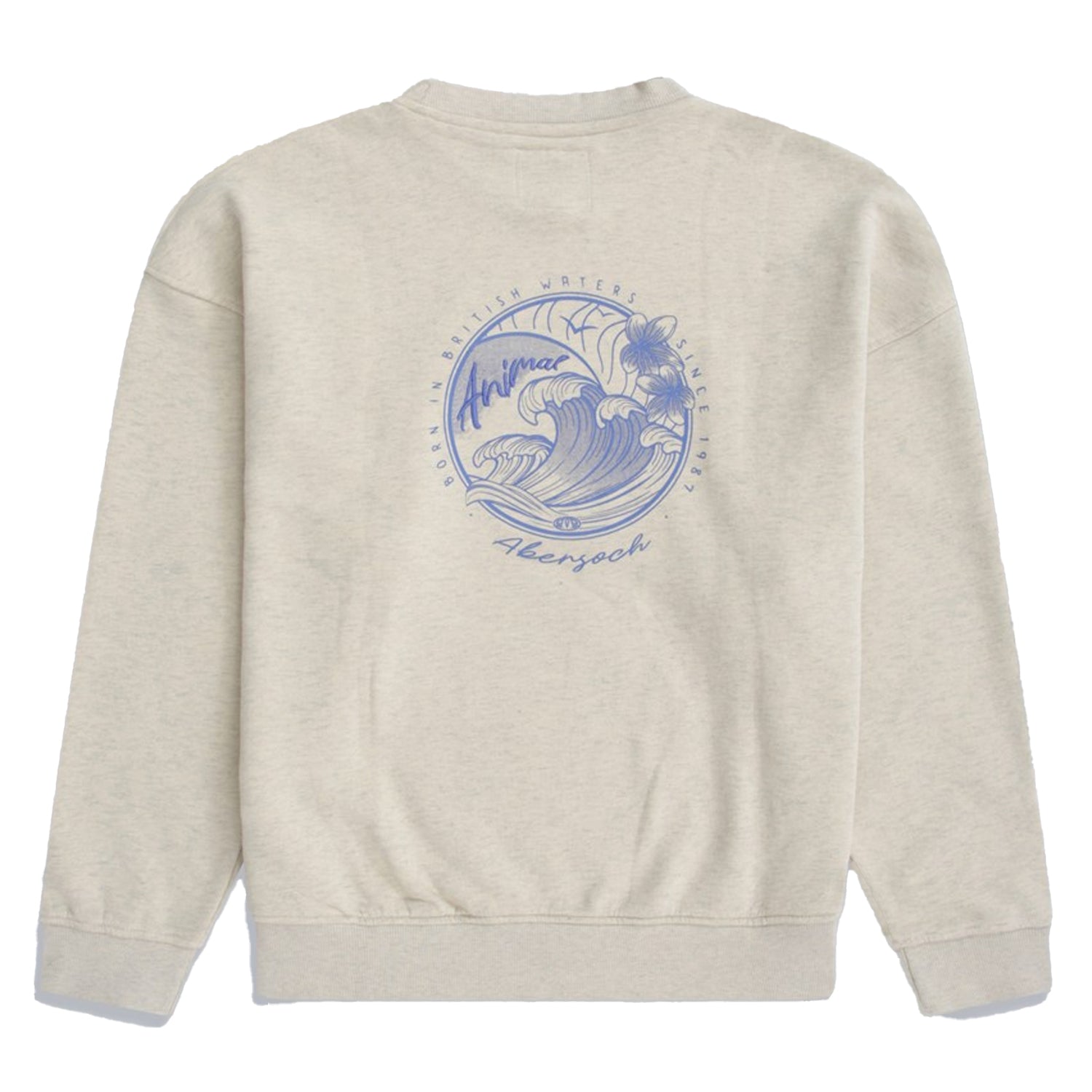 Light Beige - Back - Animal Womens-Ladies Dakota Falmouth Sweatshirt