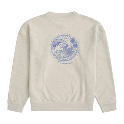 Beige - Back - Animal Womens-Ladies Dakota Cromer Sweatshirt