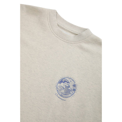 Beige - Side - Animal Womens-Ladies Dakota Cromer Sweatshirt