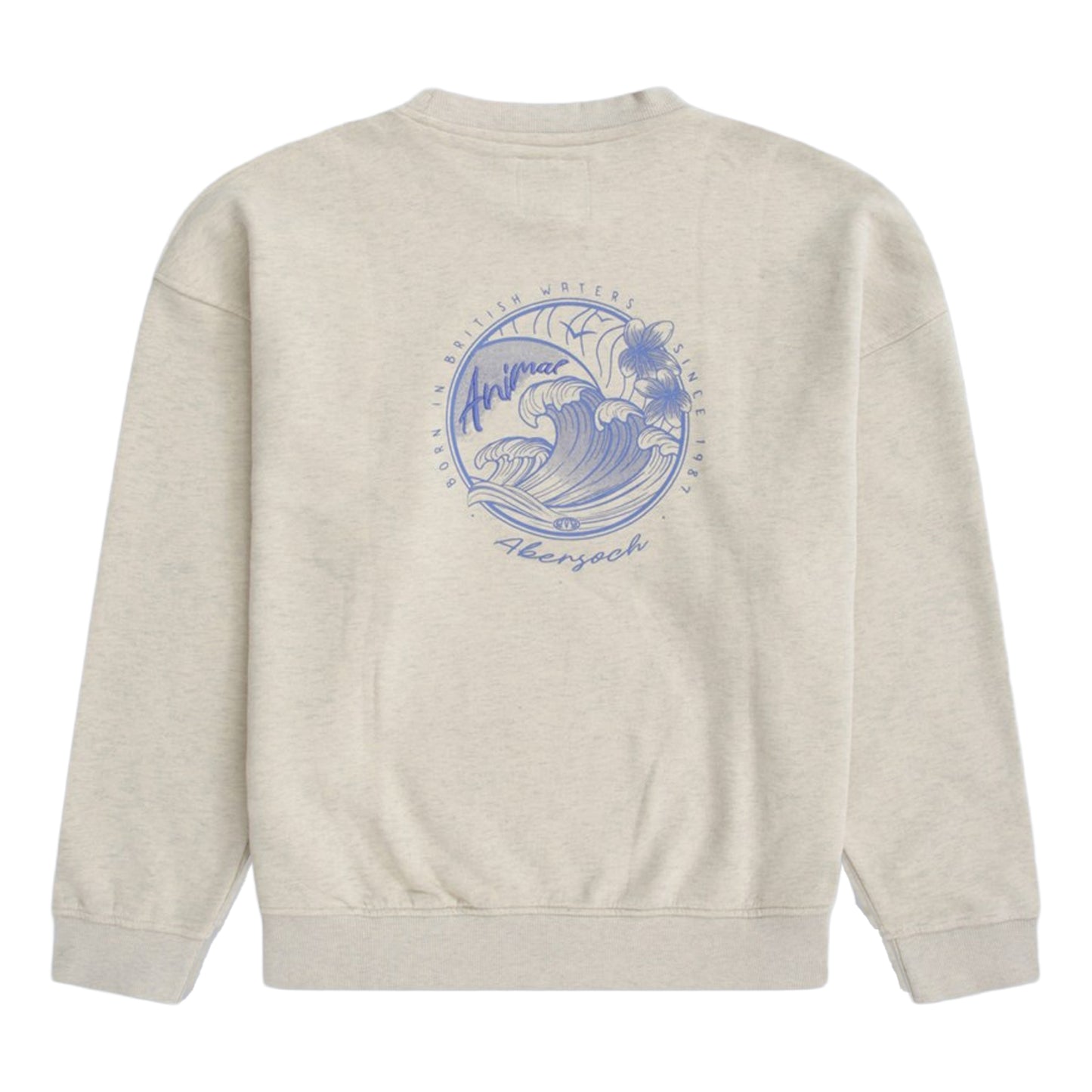 Beige - Back - Animal Womens-Ladies Dakota Abersoch Sweatshirt