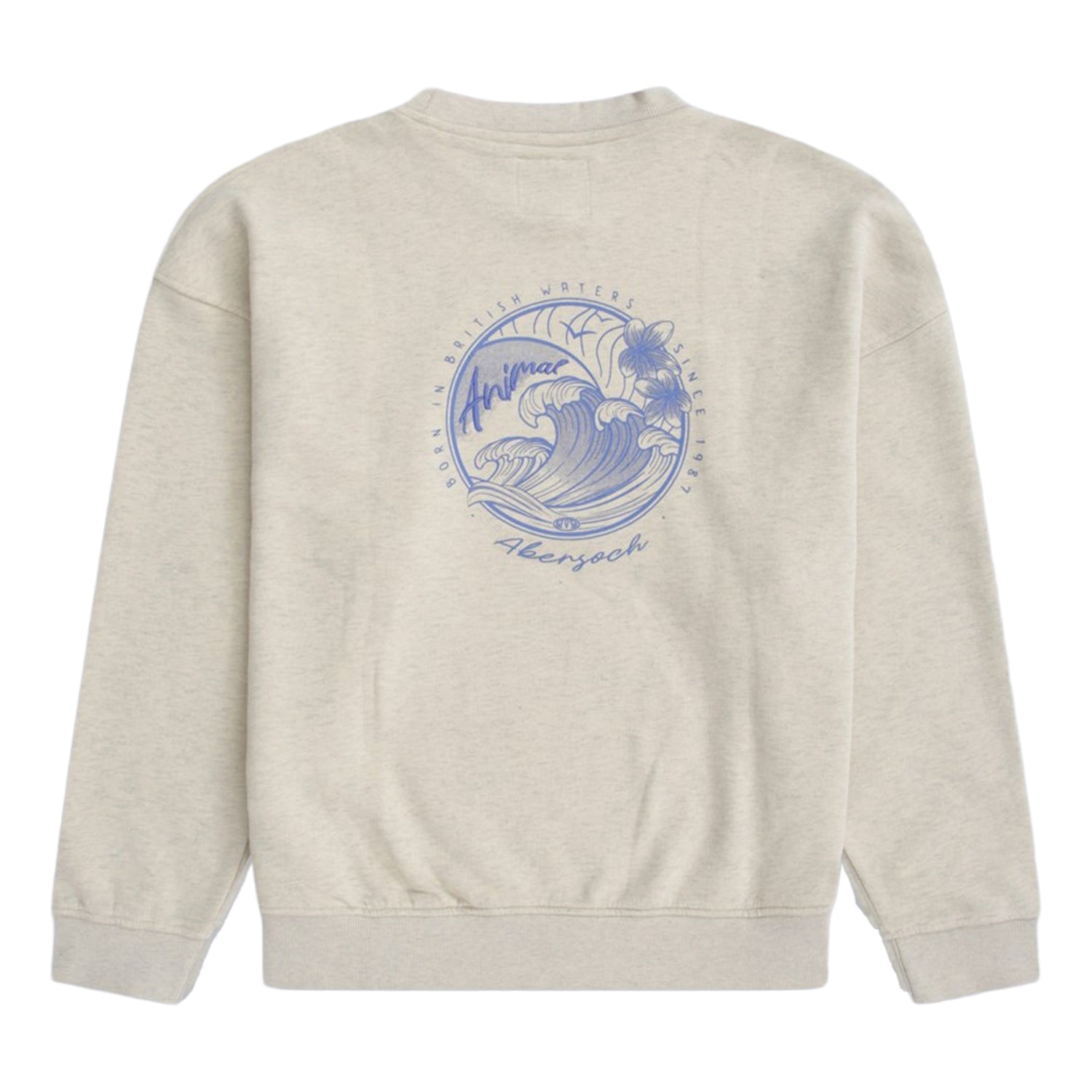 Beige - Back - Animal Womens-Ladies Dakota Abersoch Sweatshirt