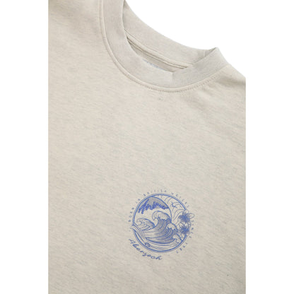 Beige - Side - Animal Womens-Ladies Dakota Abersoch Sweatshirt