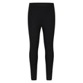 Black - Back - Mountain Warehouse Childrens-Kids Borg Lined Thermal Leggings