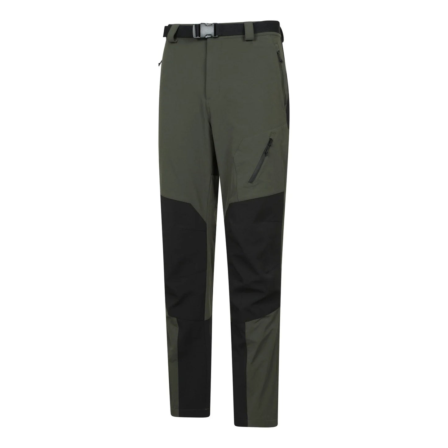 Green - Side - Mountain Warehouse Mens Forest Fleece Lined Regular Winter Trousers