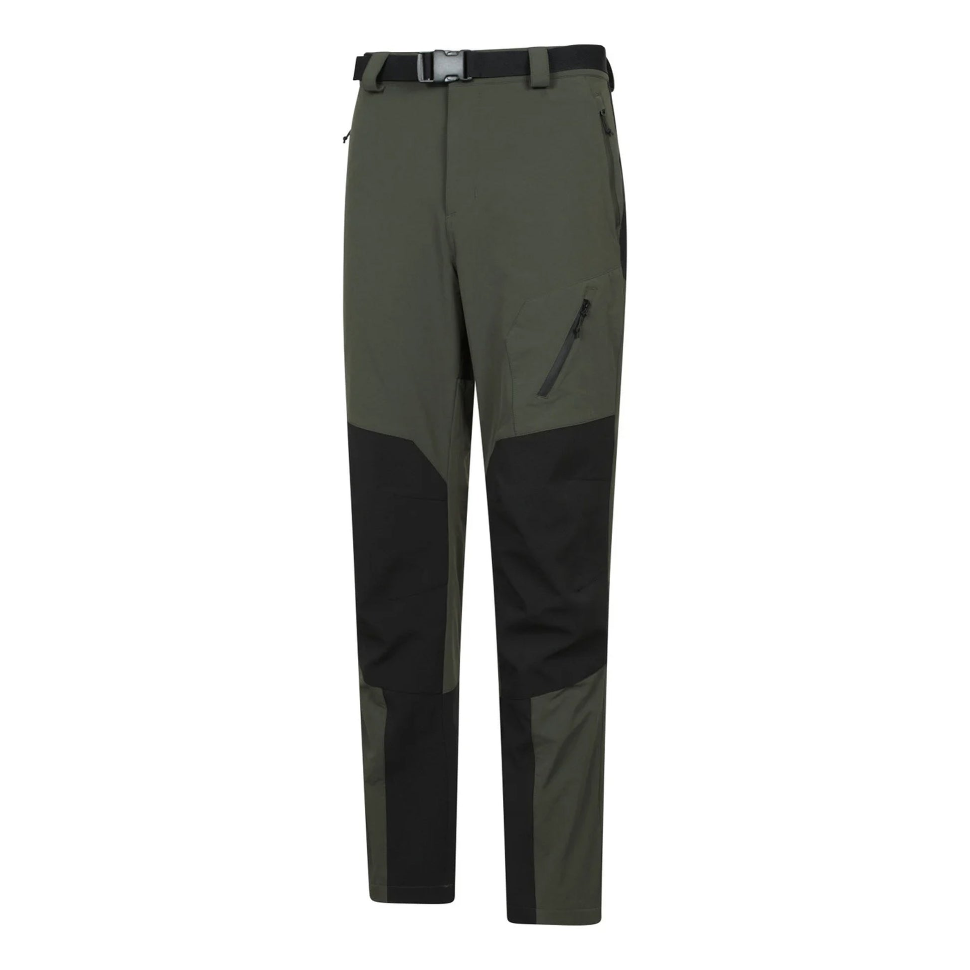 Green - Side - Mountain Warehouse Mens Forest Fleece Lined Regular Winter Trousers