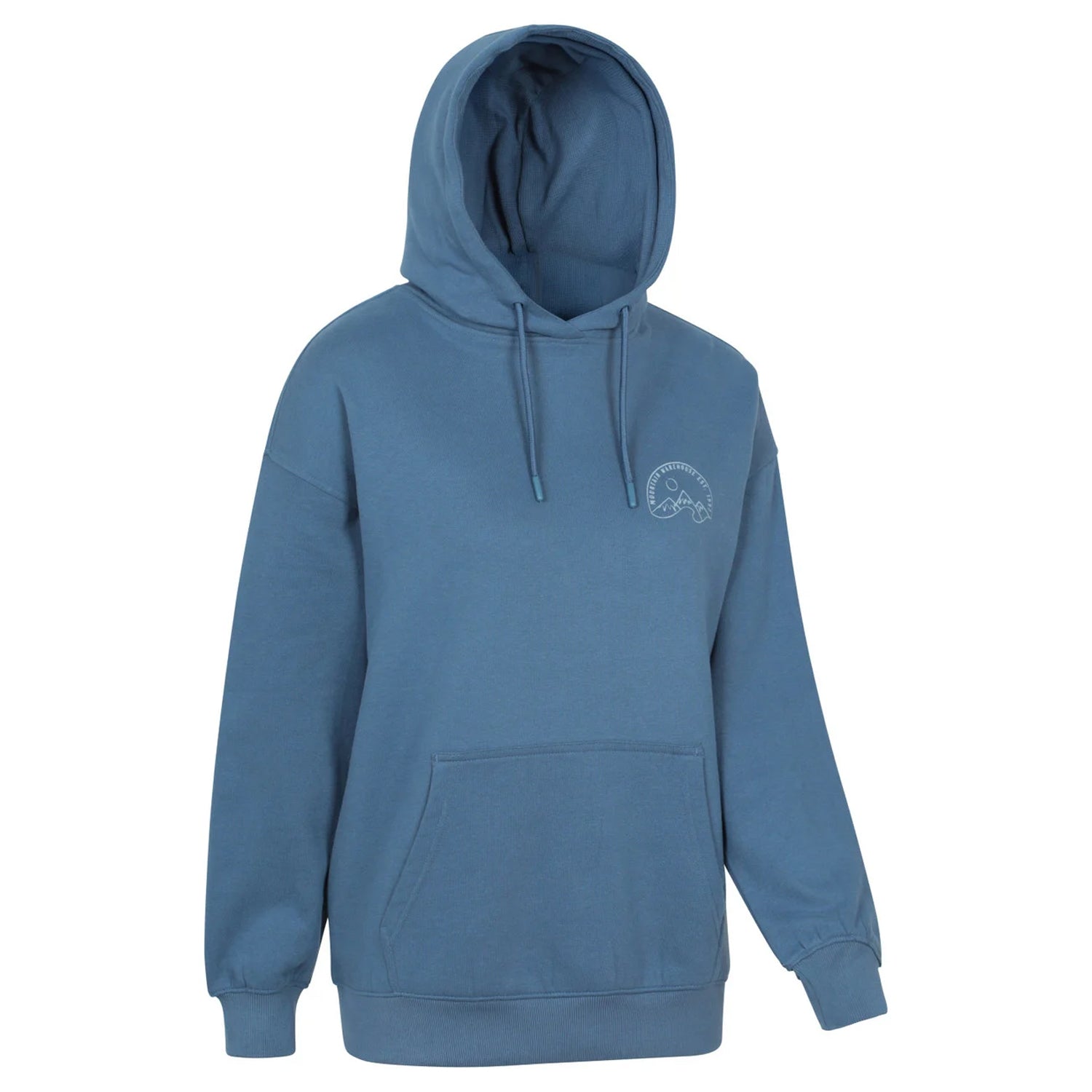 Blue - Lifestyle - Mountain Warehouse Womens-Ladies Mountain Relaxed Fit Hoodie