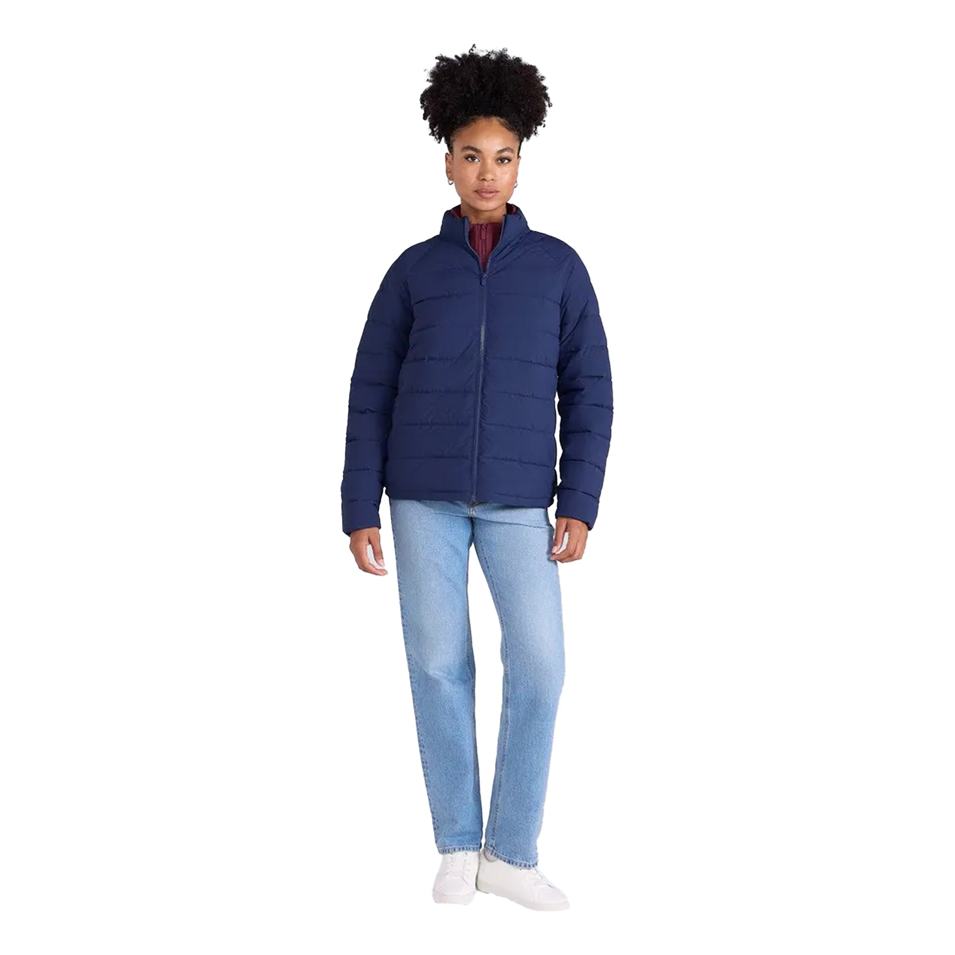 Navy - Lifestyle - Animal Womens-Ladies Light Cosi Padded Jacket