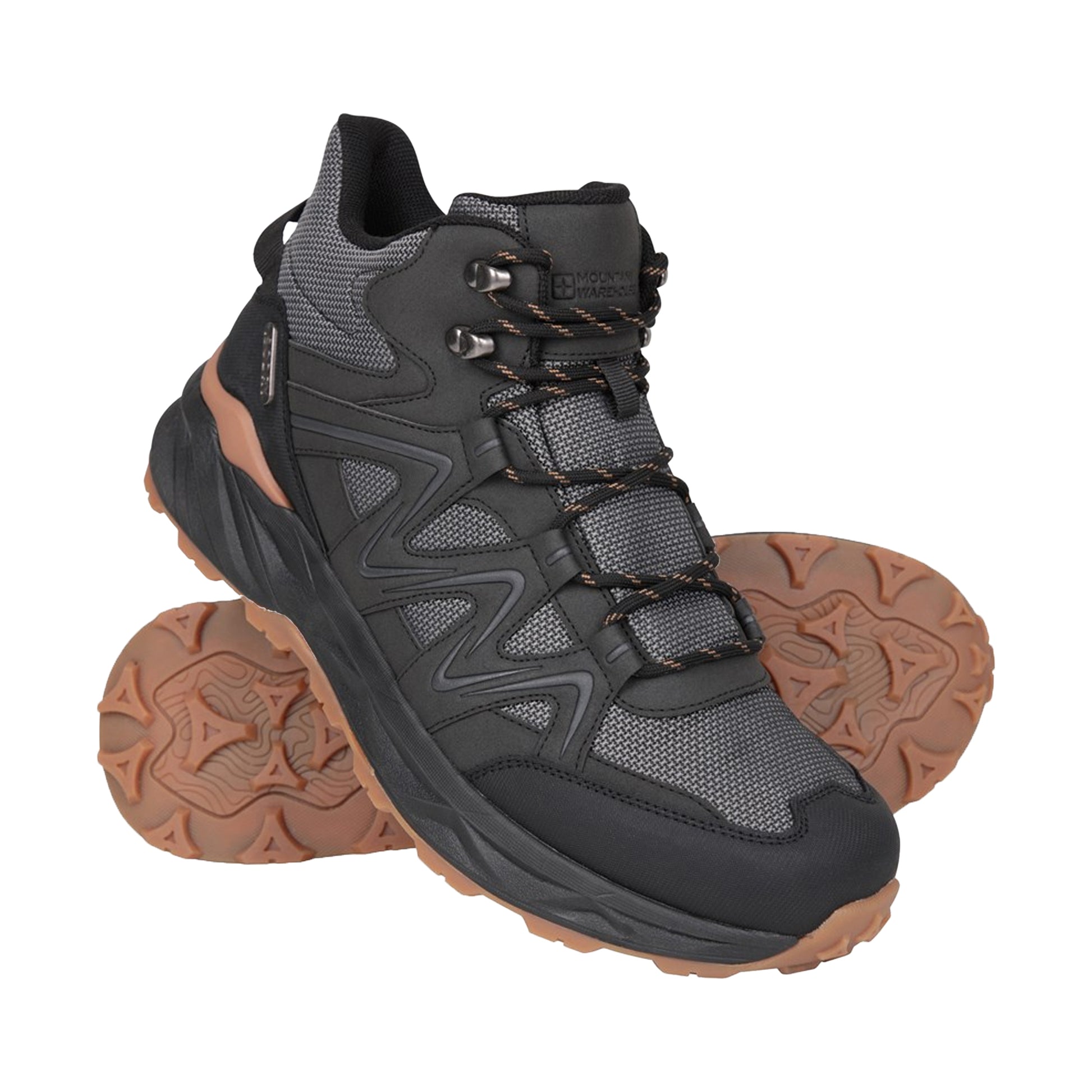 Black - Close up - Mountain Warehouse Mens Trail Blazer Waterproof Walking Boots