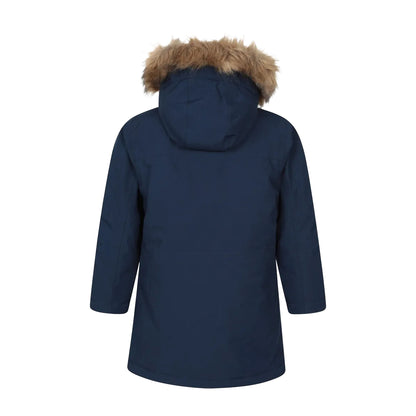 Navy - Back - Mountain Warehouse Childrens-Kids Lumi Waterproof Jacket