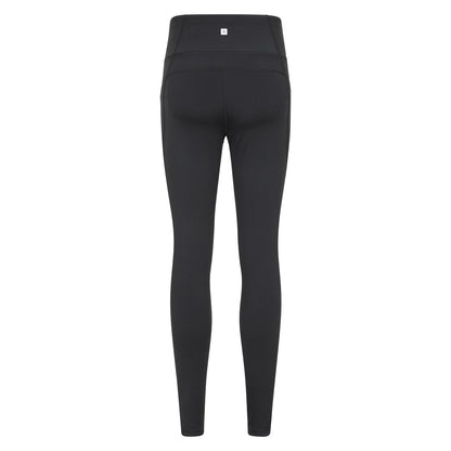 Black - Back - Mountain Warehouse Womens-Ladies Blackout High Waist Leggings