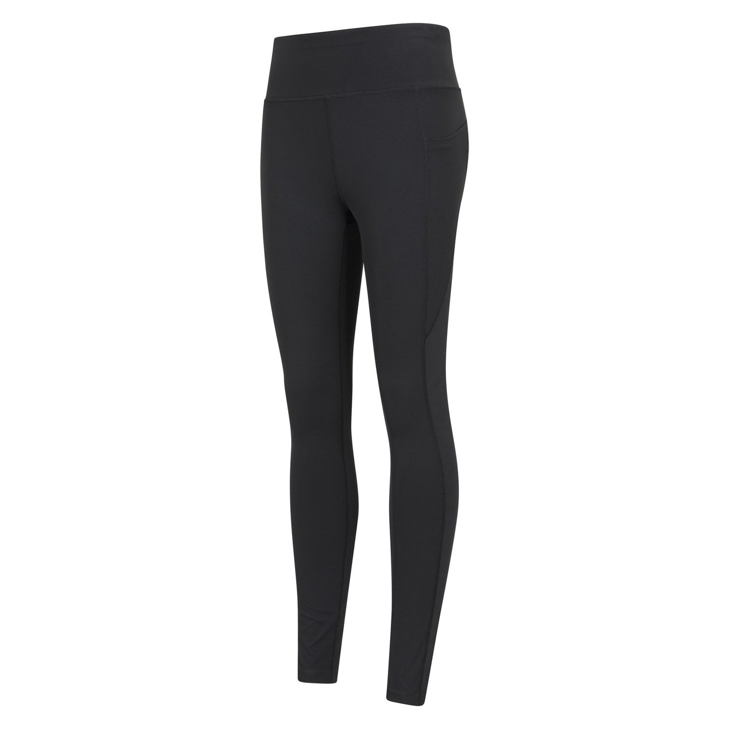 Black - Side - Mountain Warehouse Womens-Ladies Blackout High Waist Leggings