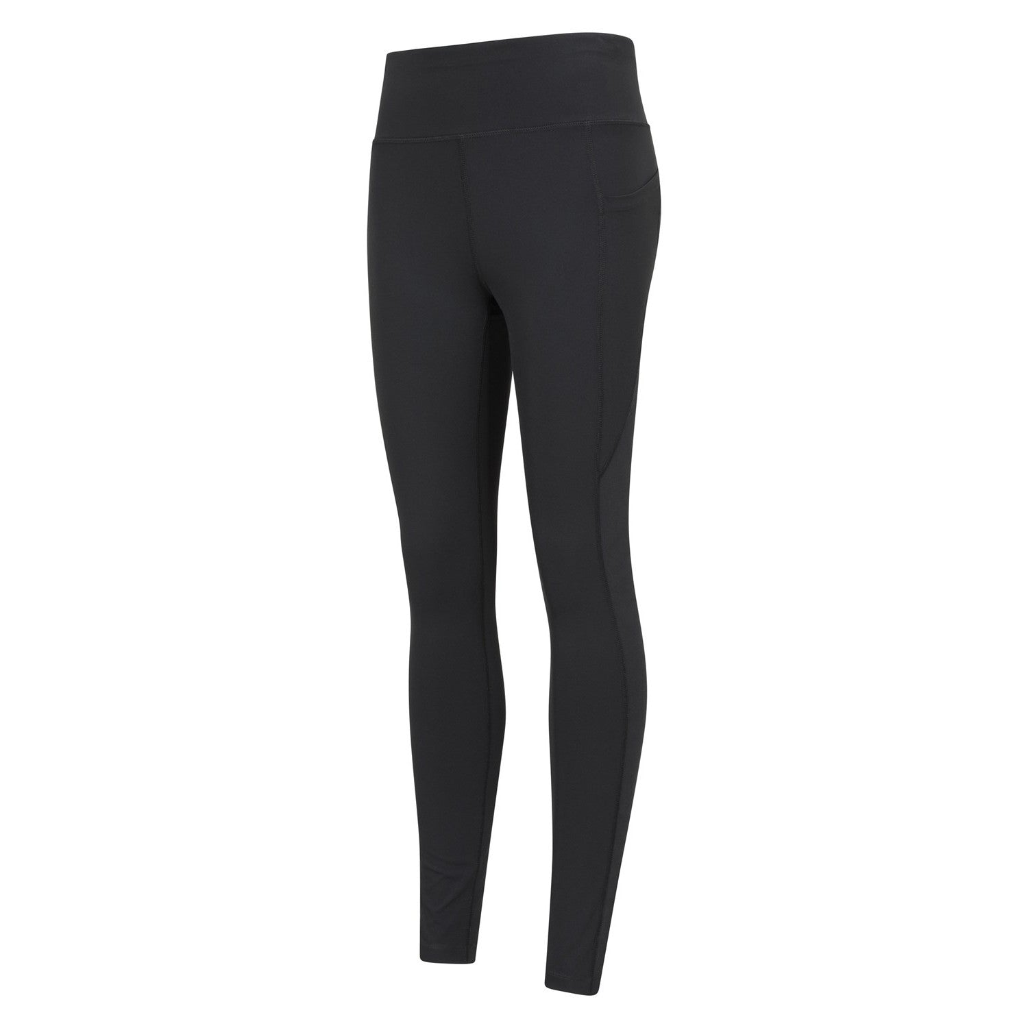 Black - Side - Mountain Warehouse Womens-Ladies Blackout High Waist Leggings