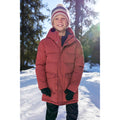 Burnt Orange - Front - Mountain Warehouse Childrens-Kids Blaize Water Resistant Jacket