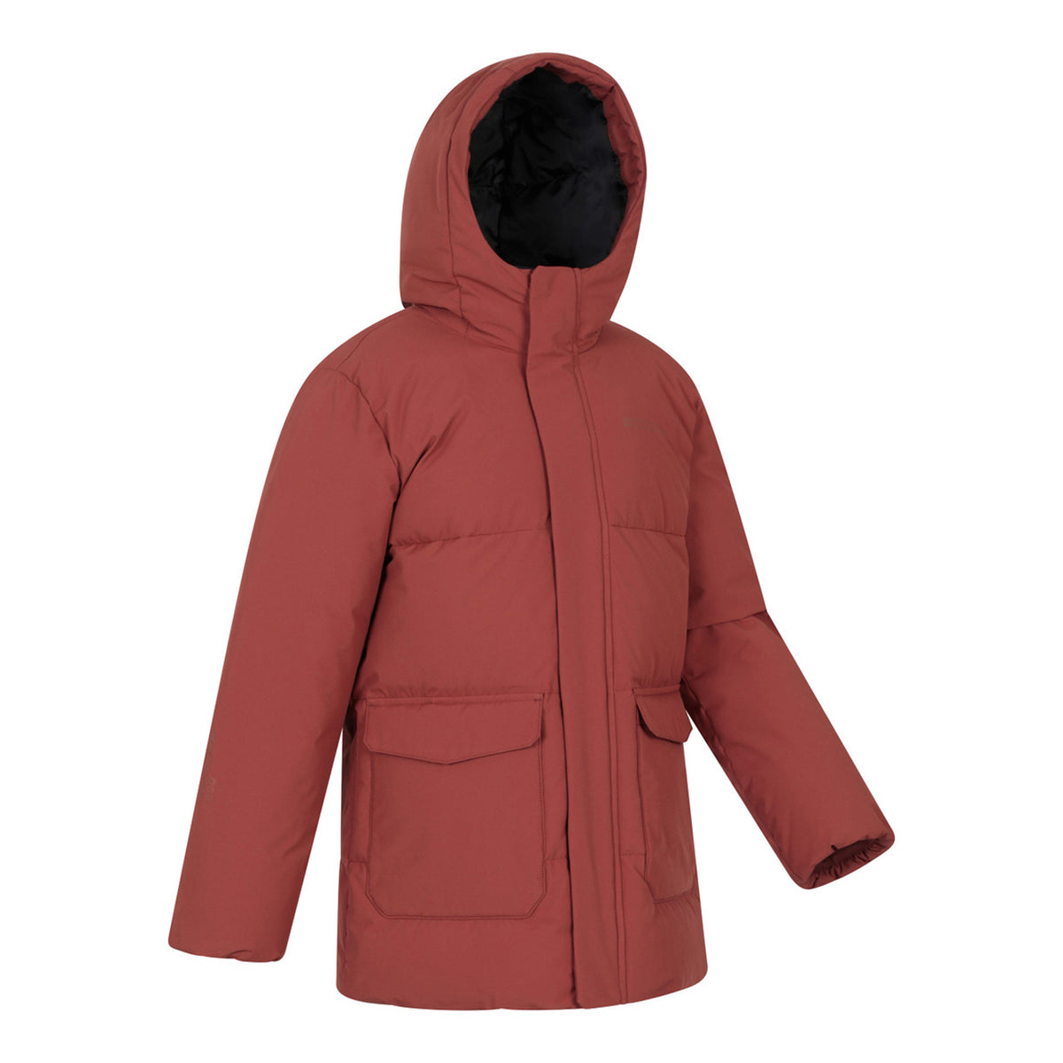 Burnt Orange - Side - Mountain Warehouse Childrens-Kids Blaize Water Resistant Jacket