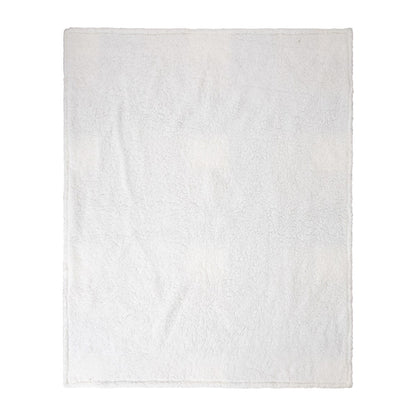 Navy - Back - Mountain Warehouse Borg Lined Checked Blanket