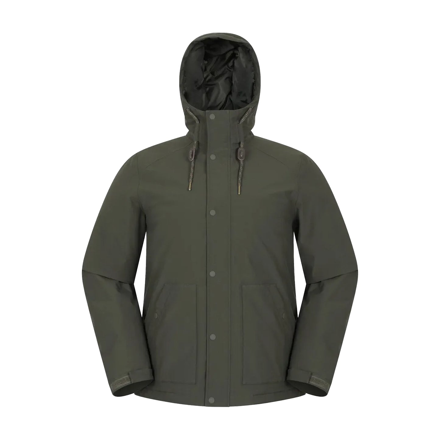 Khaki Green - Front - Mountain Warehouse Mens Oak Waterproof Jacket