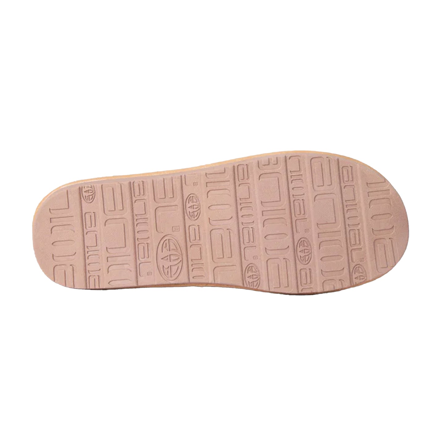 Beige - Side - Animal Unisex Adult Borg Lined Slippers