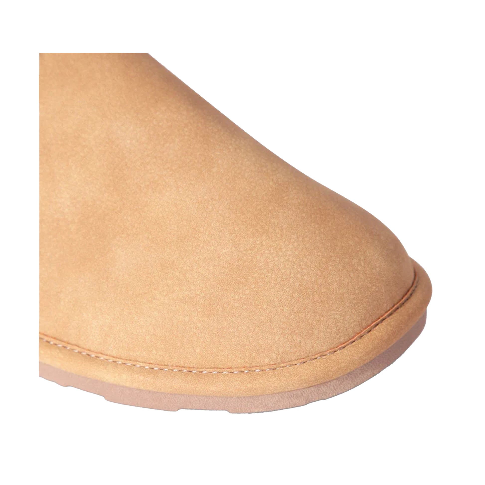 Beige - Pack Shot - Animal Unisex Adult Borg Lined Slippers