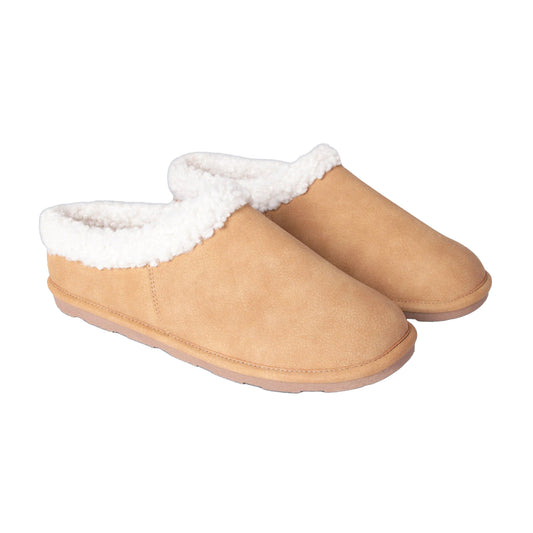 Beige - Front - Animal Unisex Adult Borg Lined Slippers