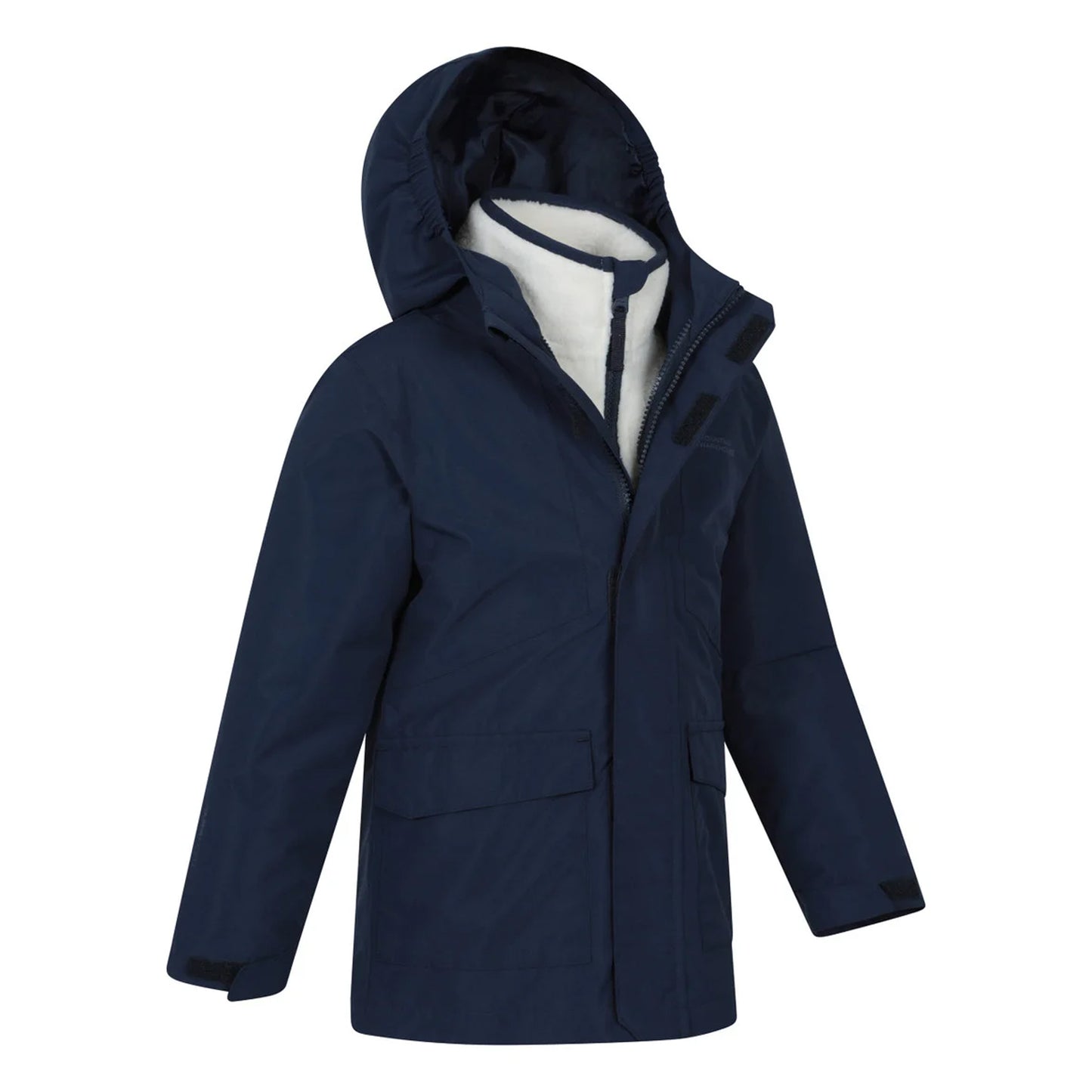 Navy - Lifestyle - Mountain Warehouse Childrens-Kids Creek 3 in 1 Waterproof Jacket