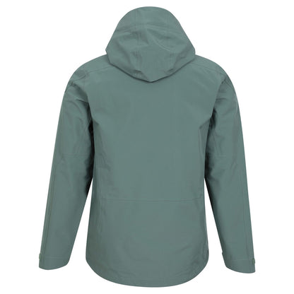 Green - Back - Mountain Warehouse Mens Bachill Three Layer Waterproof Jacket