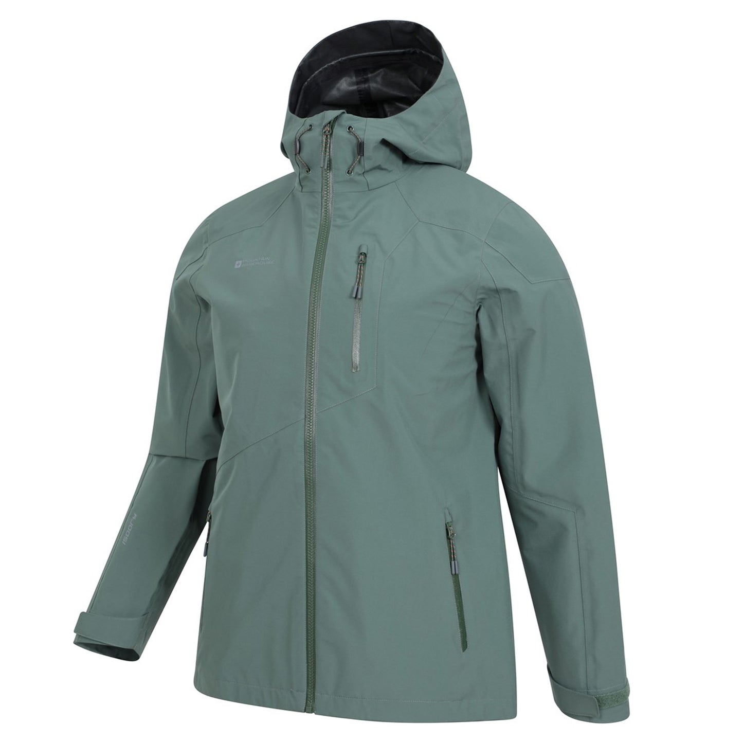 Green - Lifestyle - Mountain Warehouse Mens Bachill Three Layer Waterproof Jacket