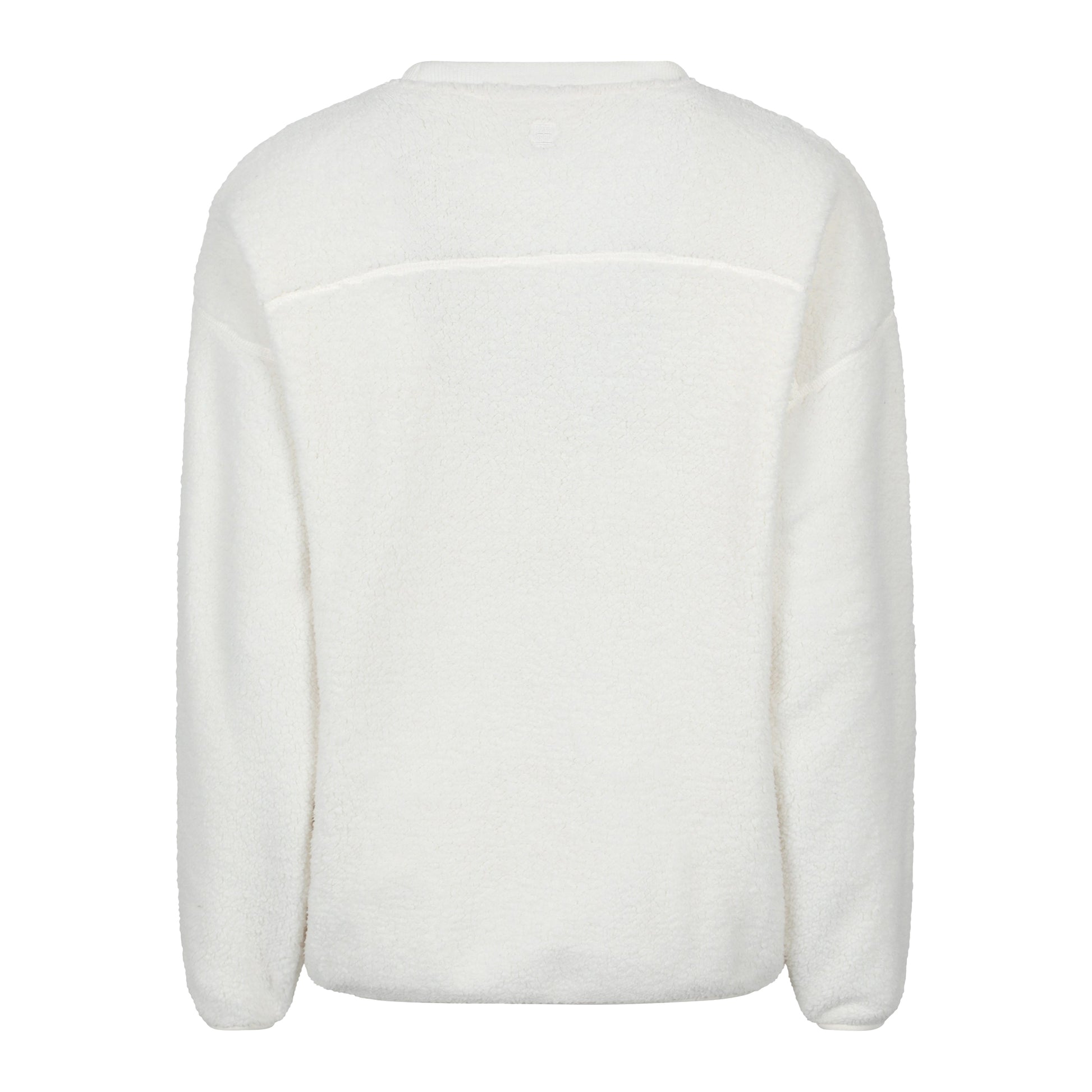 Beige - Back - Mountain Warehouse Womens-Ladies Kendal Fleece Sweater Top