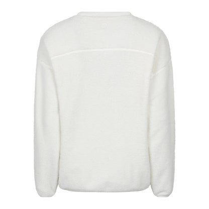 Beige - Back - Mountain Warehouse Womens-Ladies Kendal Fleece Sweater Top