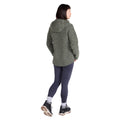 Khaki Green - Lifestyle - Mountain Warehouse Womens-Ladies Hayfield Melange Faux Fur Lined Fleece Top