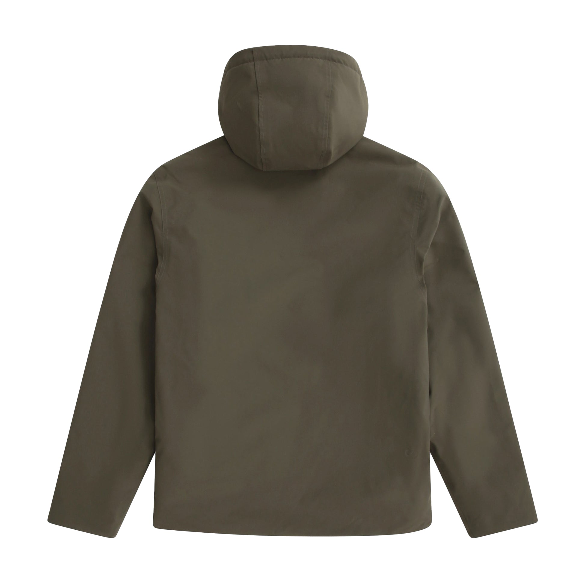 Green - Back - Animal Mens Jack Borg Lined Jacket