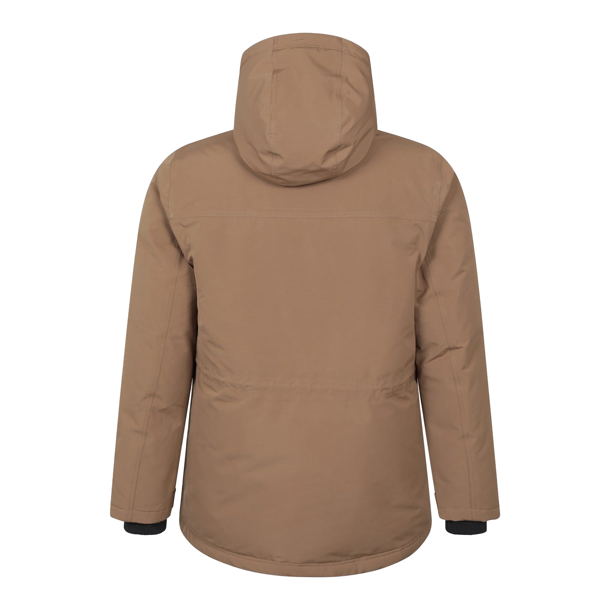 Tan - Back - Mountain Warehouse Mens Marlow Waterproof Parka