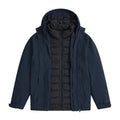 Navy - Front - Animal Mens 3 in 1 Padded Waterproof Jacket