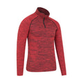Red - Side - Mountain Warehouse Mens Slalom Seamless Base Layer Top