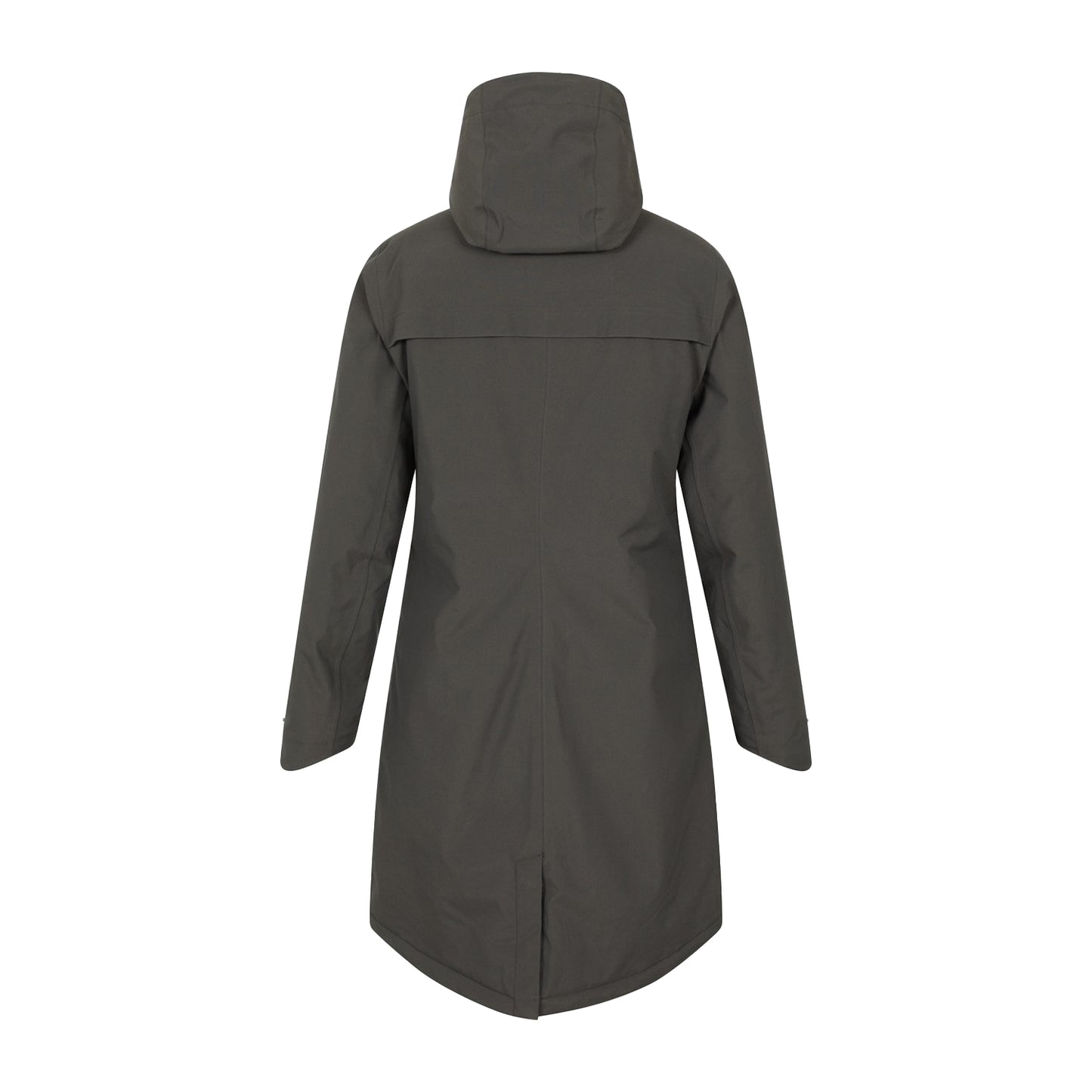 Khaki - Back - Mountain Warehouse Womens-Ladies Avery Waterproof Long Length Jacket