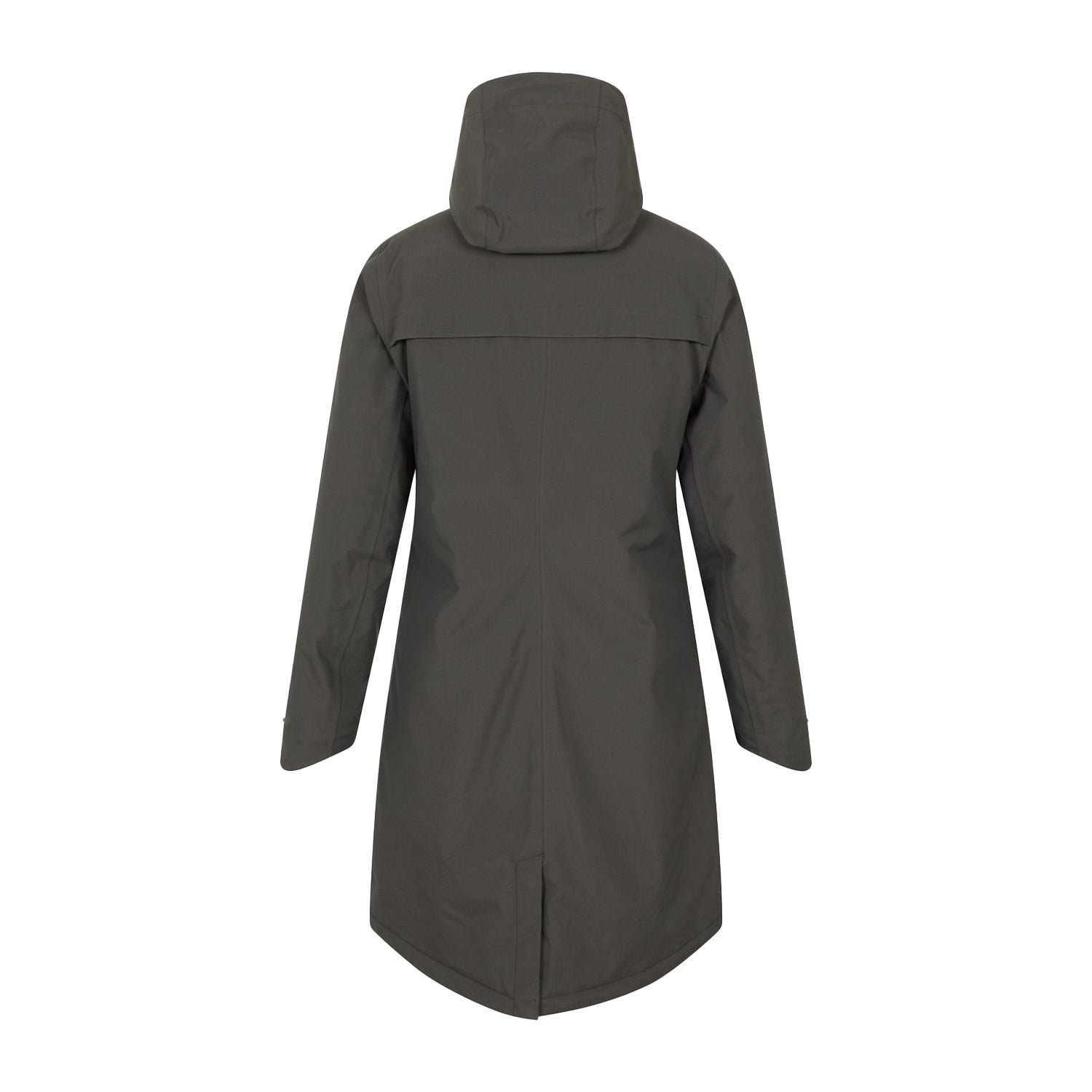 Khaki - Back - Mountain Warehouse Womens-Ladies Avery Waterproof Long Length Jacket