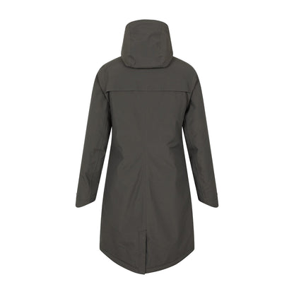 Khaki - Back - Mountain Warehouse Womens-Ladies Avery Waterproof Long Length Jacket