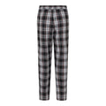 Black - Back - Mountain Warehouse Mens Flannel Lounge Pants