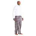 Black - Lifestyle - Mountain Warehouse Mens Flannel Lounge Pants