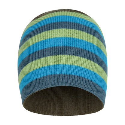 Khaki - Side - Mountain Warehouse Childrens-Kids Assorted Designs Beanie (Pack of 2)
