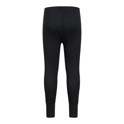 Black - Back - Mountain Warehouse Childrens-Kids Talus Base Layer Bottoms (Pack of 2)