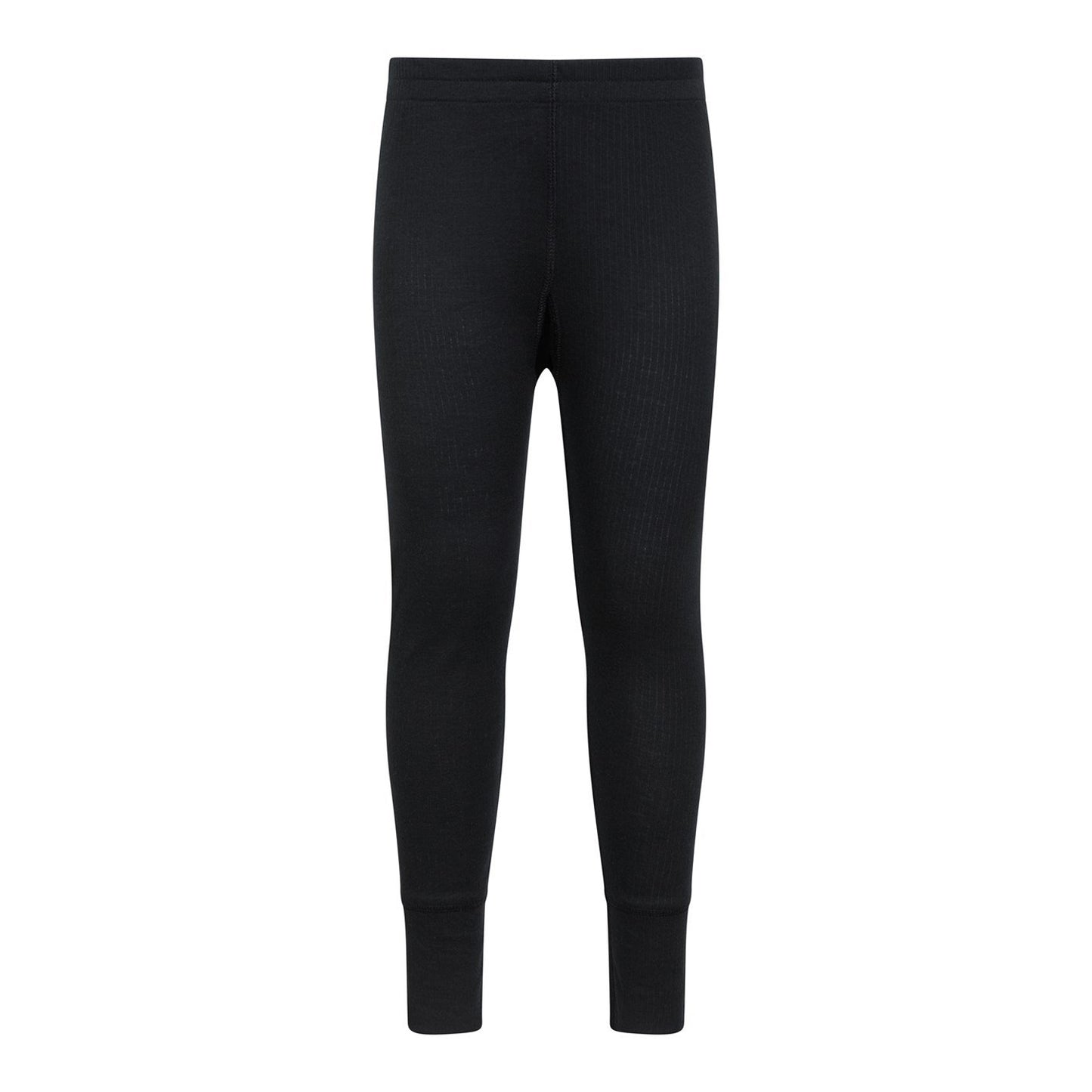 Black - Side - Mountain Warehouse Childrens-Kids Talus Base Layer Bottoms (Pack of 2)