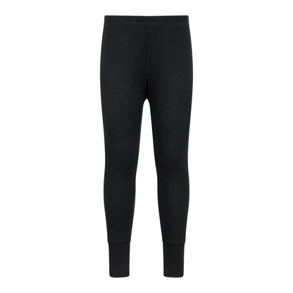 Black - Side - Mountain Warehouse Childrens-Kids Talus Base Layer Bottoms (Pack of 2)