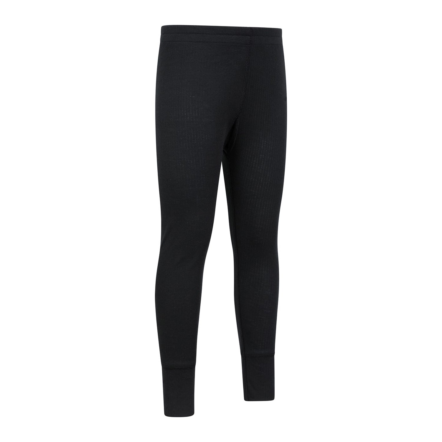 Black - Lifestyle - Mountain Warehouse Childrens-Kids Talus Base Layer Bottoms (Pack of 2)