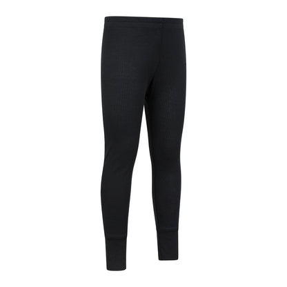 Black - Lifestyle - Mountain Warehouse Childrens-Kids Talus Base Layer Bottoms (Pack of 2)