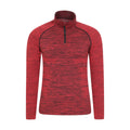 Red - Front - Mountain Warehouse Mens Slalom Seamless Base Layer Top