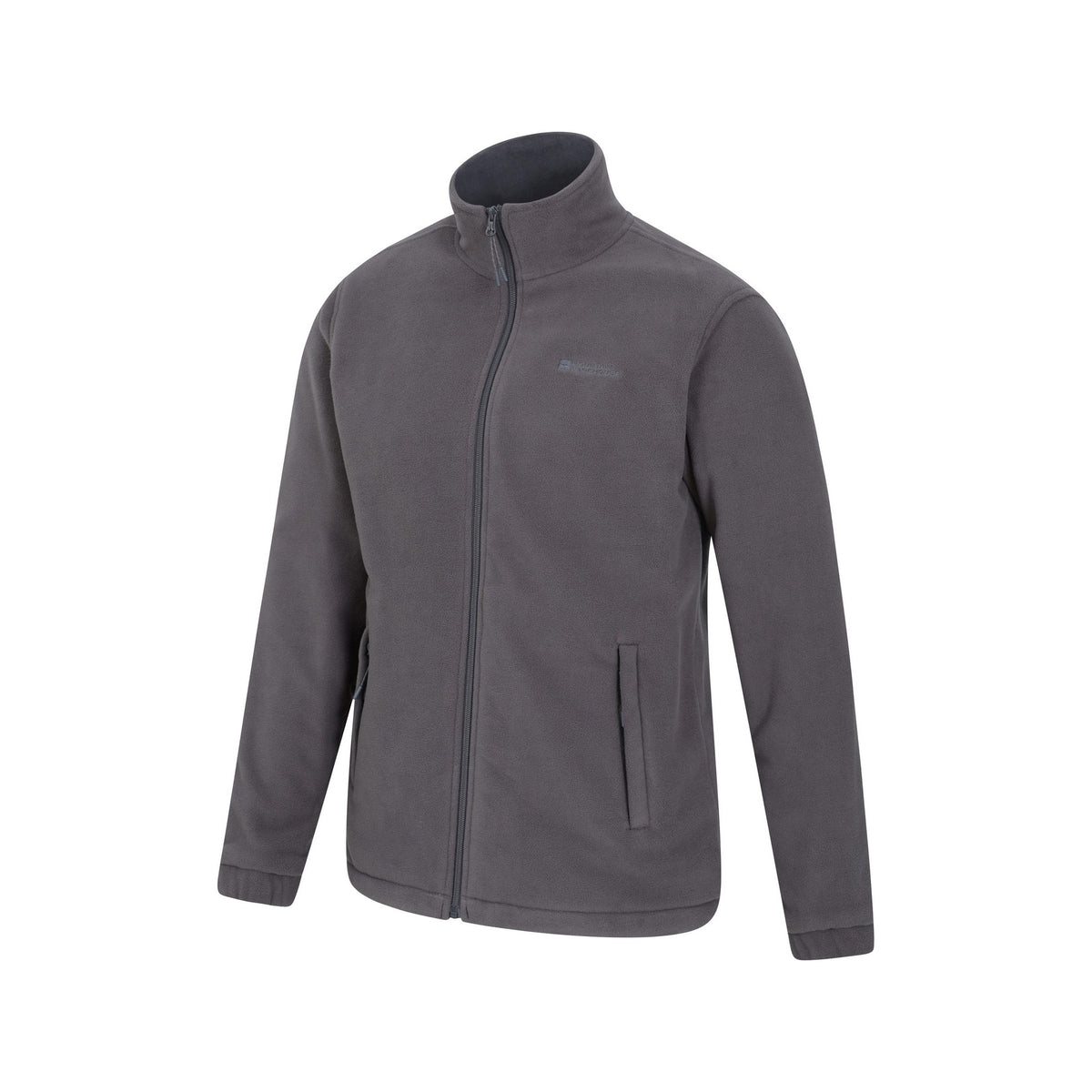Dark Grey - Lifestyle - Mountain Warehouse Mens Bernard II Windproof Fleece Jacket