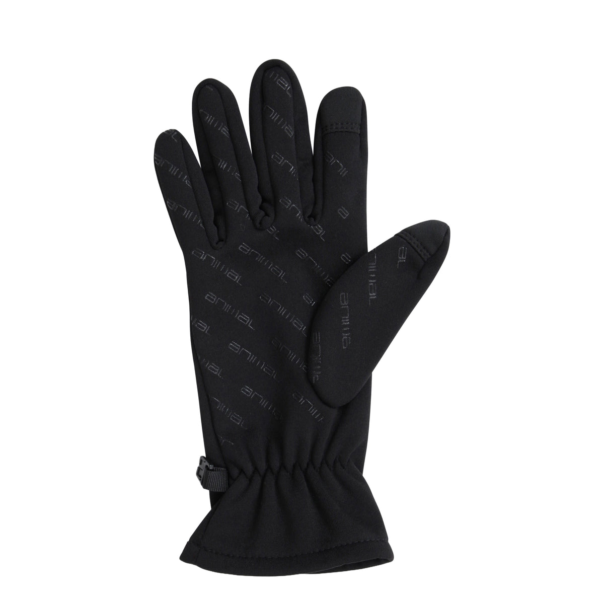 Black - Back - Animal Mens Brooklyn Gloves