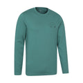 Green - Side - Mountain Warehouse Mens Bike Long-Sleeved T-Shirt