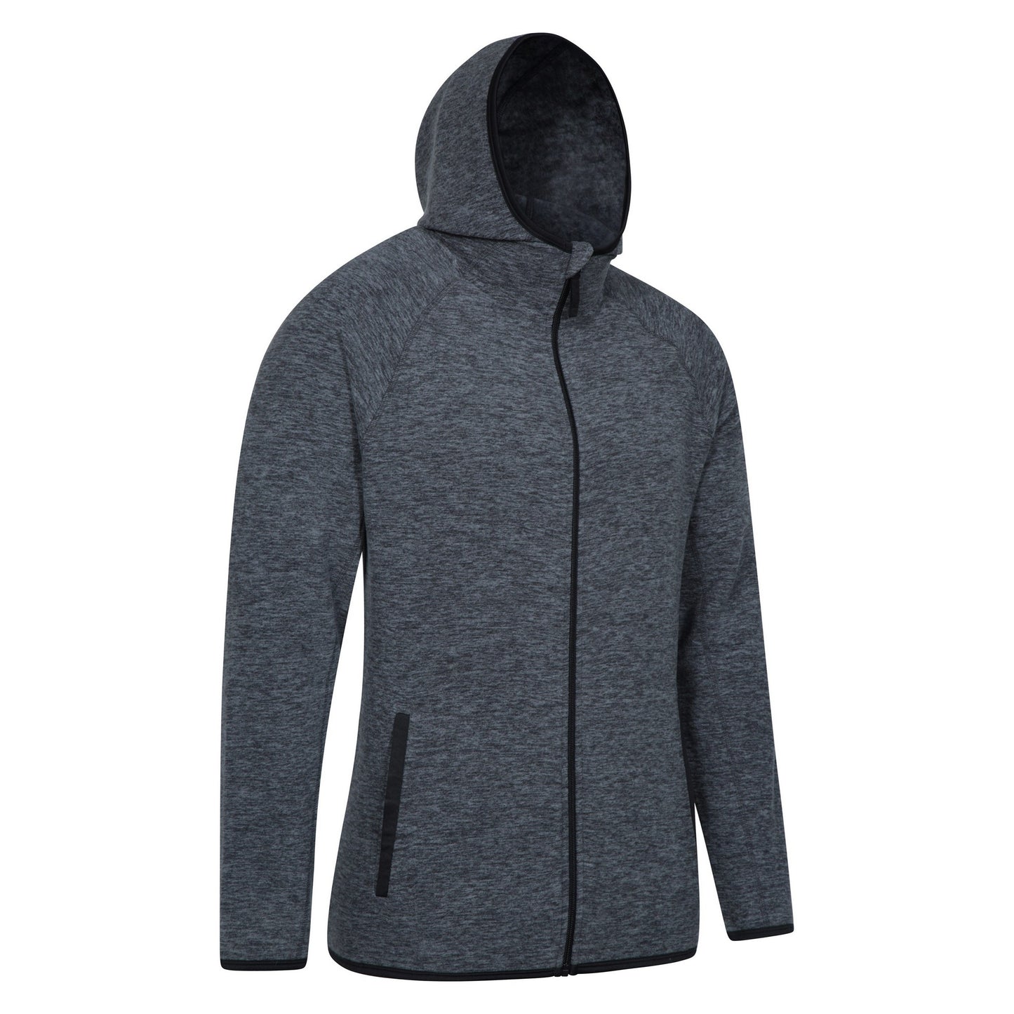 Black - Side - Mountain Warehouse Mens Snowdon II Full Zip Hoodie