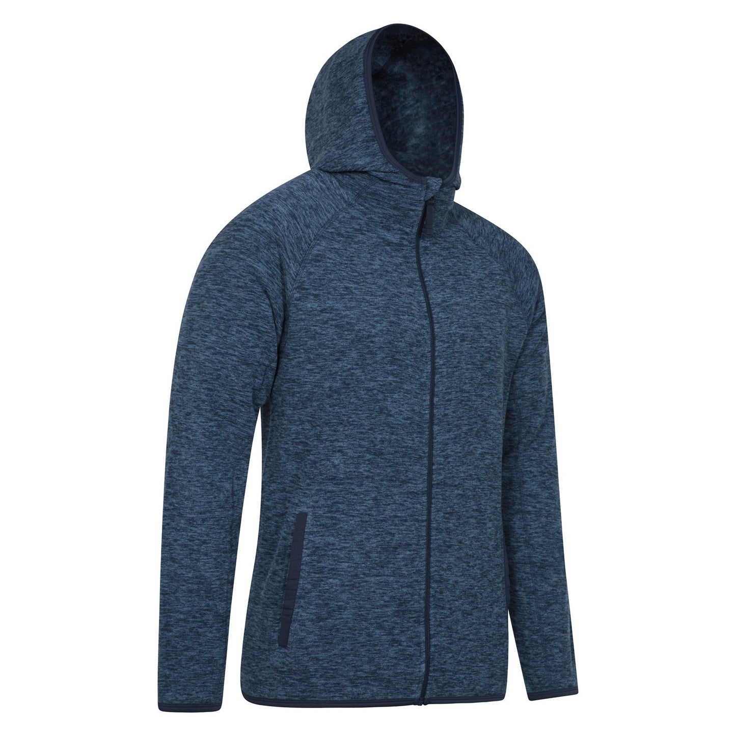 Blue - Side - Mountain Warehouse Mens Snowdon II Full Zip Hoodie